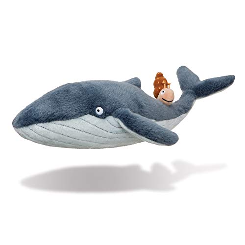 AURORA Snail and The Whale Soft Toy, 61238, 7in, Grey, for Fans of The Book by Julia Donaldson and Axel Scheffler, Blue von Aurora