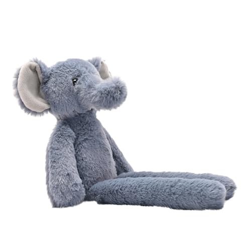 George The Plush Long Leg Petrol Elephant 35cm von The Softies