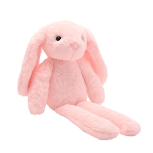 Katie der Plüsch Langbein Hellrosa Hase - 35 cm weiches Stofftier Spielzeug für Babys & Kleinkinder | Kuschelhase Plüsch für Kinder 0-3 | Kreatives Komfortspielzeug & Geschenk | maschinenwaschbar von The Softies