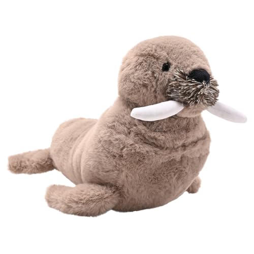 Walter The Plush Brown Walross Glow In The Dark Teeth 30 cm von The Softies