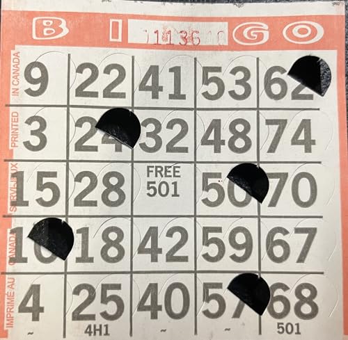 The Ticket Gurus Rote Pushout-Bingo-Karten, 1 Karte pro Blatt, 500 Stück The Ticket Gurus Rote Pushout-Bingo-Karten, 1 Karte pro Blatt, 500 Stück von The Ticket Gurus