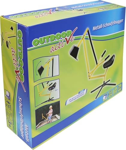 The Toy Company 0013385 Outdoor Active Metall Schaufelbagger gelb/schwarz The Toy Company 0013385 Outdoor Active Metall Schaufelbagger gelb/schwarz von The Toy Company