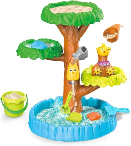 The Toy Company Wasserspieltisch Sandspieltisch Aktiv Baum mit viel Zubehör und Funktionen von The Toy Company