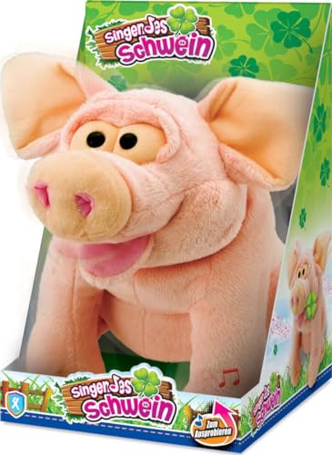 The Toy Company singendes Schwein Plüschschwein mit Gesang und Bewegung 27 cm von The Toy Company