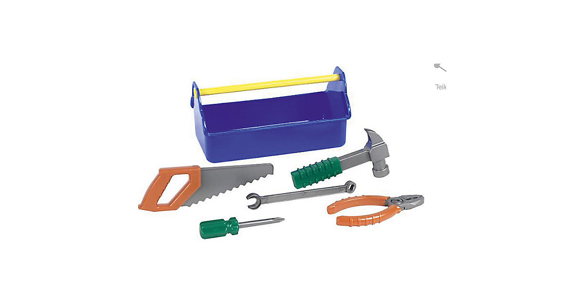 Werkzeugkasten mit 5 Werkzeugen von The Toy Company