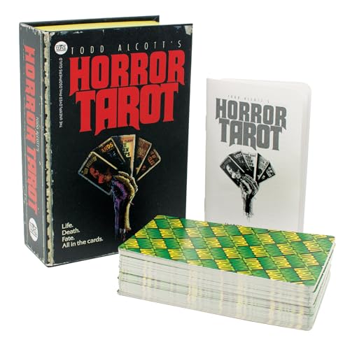 The Unemployed Philosophers Guild Todd Alcott's Horror Tarot - Deck mit Illustrationen inspiriert von der makabren Literatur und der gruseligen Popkultur - Set mit 78 Karten The Unemployed Philosophers Guild Todd Alcott's Horror Tarot - Deck mit Illustrationen inspiriert von der makabren Literatur und der gruseligen Popkultur - Set mit 78 Karten von The Unemployed Philosophers Guild