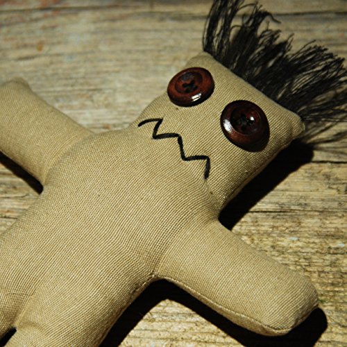 Darko Doll raw - Voodoo Puppe mit Nadel und Ritual-Anleitung von The Voodoo Shop