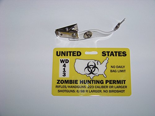 Walking Dead - Zombie Hunting Permit Prop ID - Karte , ID Badge , Special Agent Walking Dead - Zombie Hunting Permit Prop ID - Karte , ID Badge , Special Agent von The Walking Dead