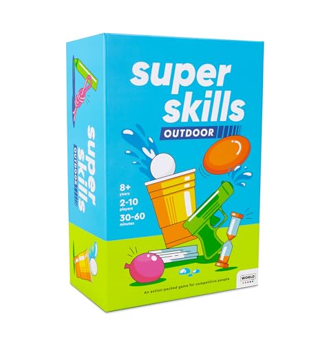 Super Skills Outdoor - Aktive Familienspiele, Hinterhof-Partyspiel, Outdoor-Spiele für Teenager, Kinderspiel für Hinterhof 8-12 Super Skills Outdoor - Aktive Familienspiele, Hinterhof-Partyspiel, Outdoor-Spiele für Teenager, Kinderspiel für Hinterhof 8-12 von The World Game