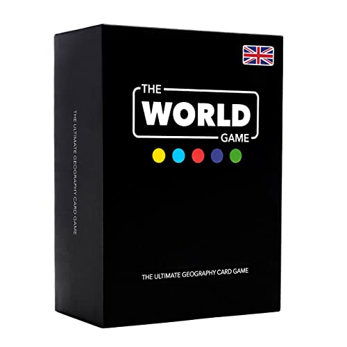 The World Game - English Version - Geographie Kartenspiel - Lernspiel für Kinder, Familie und Erwachsene - Welt Brettspiele für 2-6 Personen The World Game - English Version - Geographie Kartenspiel - Lernspiel für Kinder, Familie und Erwachsene - Welt Brettspiele für 2-6 Personen von The World Game
