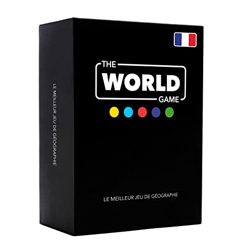 The World Game - Geografiespiel mit Weltkarte – Gesellschaftsspiel für Kinder, Familie und Erwachsene - French The World Game - Geografiespiel mit Weltkarte – Gesellschaftsspiel für Kinder, Familie und Erwachsene - French von The World Game