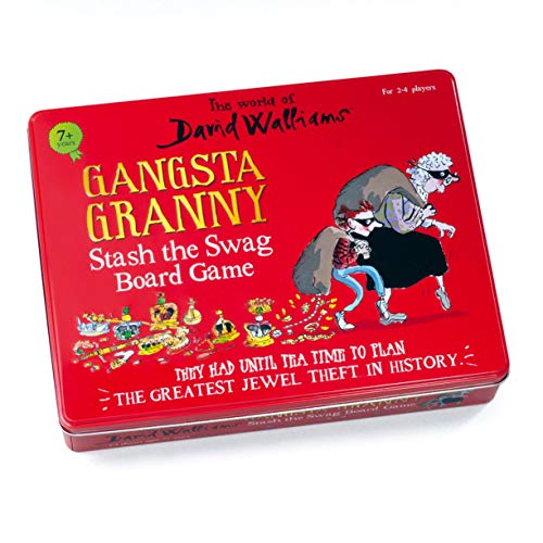 The World of David Walliams 6865 Gangsta Granny Board Game, Red von University Games