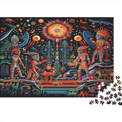 Ancient Frescoes Erwachsene Puzzles 300 Teile Mythical Theme Educational Game Home Decor Geburtstag Family Challenging Games Stress Relief Toy 300pcs (40x28cm) von TheEcoWay