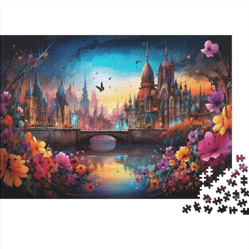 Cityscape Architecture Erwachsene Puzzles 500 Teile Educational Game Home Decor Geburtstag Family Challenging Games Stress Relief Toy 500pcs (52x38cm) von TheEcoWay