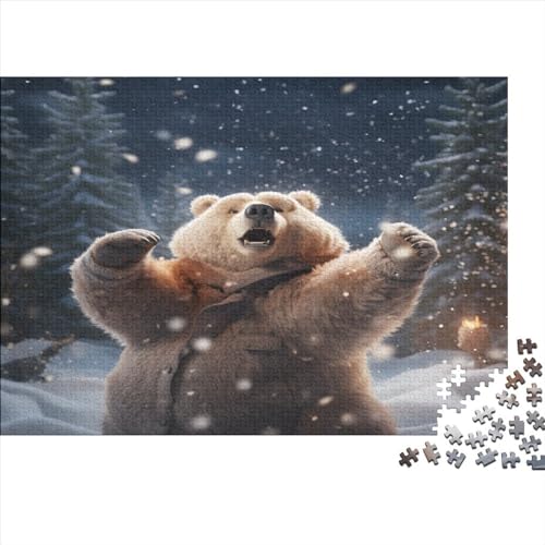 Cute Bear Für Erwachsene Puzzle 300 Teile Animal Theme Wohnkultur Family Challenging Games Geburtstag Lernspiel Stress Relief Toy 300pcs (40x28cm) von TheEcoWay