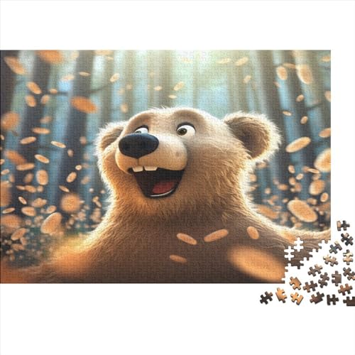 Cute Bear Puzzle 1000 Teile Animal Theme Erwachsene Family Challenging Games Lernspiel Geburtstag Wohnkultur Entspannung Und Intelligenz 1000pcs (75x50cm) von TheEcoWay