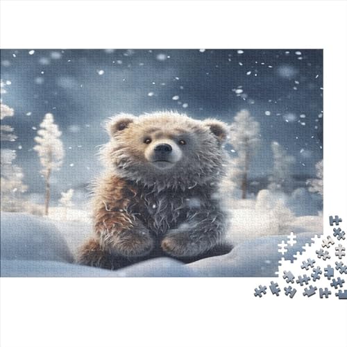 Cute Bear Puzzle 300 Teile Animal Theme Erwachsene Family Challenging Games Lernspiel Geburtstag Wohnkultur Entspannung Und Intelligenz 300pcs (40x28cm) von TheEcoWay