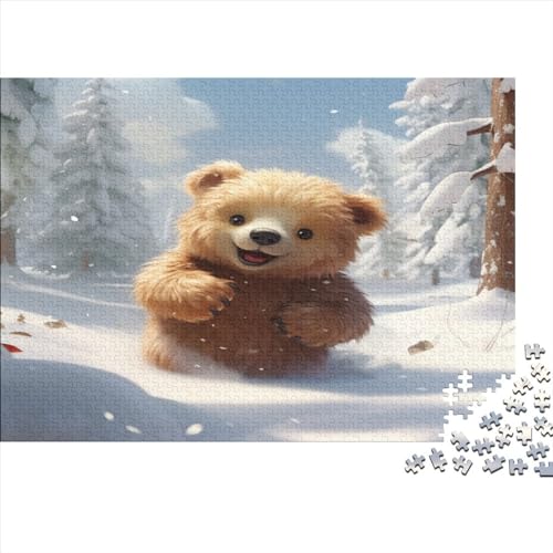 Cute Bear Puzzle 300 Teile Animal Theme Erwachsene Family Challenging Games Lernspiel Geburtstag Wohnkultur Entspannung Und Intelligenz 300pcs (40x28cm) von TheEcoWay