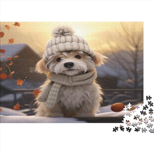 Cute Dog Puzzle 300 Teile Animal Theme Erwachsene Family Challenging Games Lernspiel Geburtstag Wohnkultur Entspannung Und Intelligenz 300pcs (40x28cm) von TheEcoWay