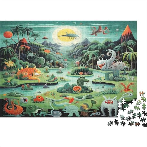 Goblin World Für Erwachsene Puzzle 1000 Teile Mythological Theme Wohnkultur Family Challenging Games Geburtstag Lernspiel Stress Relief Toy 1000pcs (75x50cm) von TheEcoWay