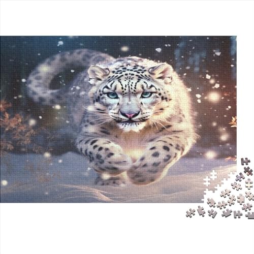 Leopard Puzzle 300 Teile Wild Animal Erwachsene Family Challenging Games Lernspiel Geburtstag Wohnkultur Entspannung Und Intelligenz 300pcs (40x28cm) von TheEcoWay