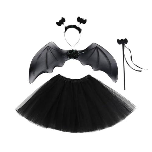 TheStriven Halloween Kostüm Kinder Fledermaus Kostüm Set Schönes Kostüm für Mädchen Fledermaus Kostüm Kinder Mädchen Kostüm Haben wir für Halloween Flügel für Halloween,Karnevals (Schwarz-A) TheStriven Halloween Kostüm Kinder Fledermaus Kostüm Set Schönes Kostüm für Mädchen Fledermaus Kostüm Kinder Mädchen Kostüm Haben wir für Halloween Flügel für Halloween,Karnevals (Schwarz-A) von TheStriven