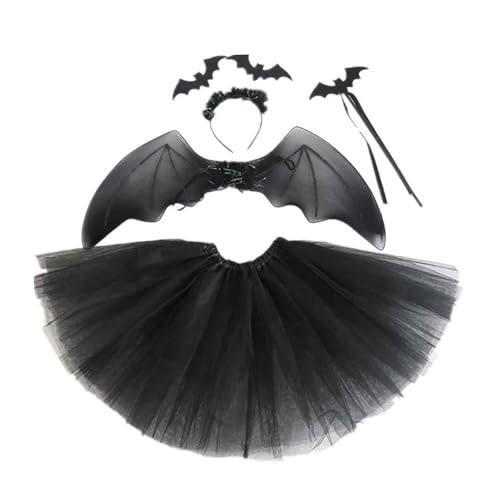 TheStriven Halloween Kostüm Kinder Fledermaus Kostüm Set Schönes Kostüm für Mädchen Fledermaus Kostüm Kinder Mädchen Kostüm Haben wir für Halloween Flügel für Halloween,Karnevals (Schwarz-B) TheStriven Halloween Kostüm Kinder Fledermaus Kostüm Set Schönes Kostüm für Mädchen Fledermaus Kostüm Kinder Mädchen Kostüm Haben wir für Halloween Flügel für Halloween,Karnevals (Schwarz-B) von TheStriven