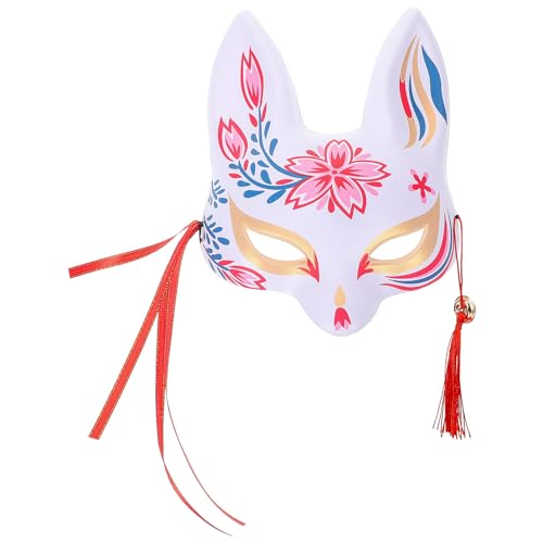 Theaque Fuchsmaske im japanischen Stil Neuheit Fuchsmaske stilvolle Fuchsmaske Party Cosplay Requisite von Theaque