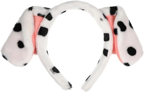 Theaque Hundeohren Stirnband für Damen, Cartoon-Haarreif, Plüschtier, Ohr-Haarbänder, Haarschmuck für Mädchen, Ostern, Halloween, Weihnachten, Cosplay, Partyzubehör, Weiß Theaque Hundeohren Stirnband für Damen, Cartoon-Haarreif, Plüschtier, Ohr-Haarbänder, Haarschmuck für Mädchen, Ostern, Halloween, Weihnachten, Cosplay, Partyzubehör, Weiß von Theaque