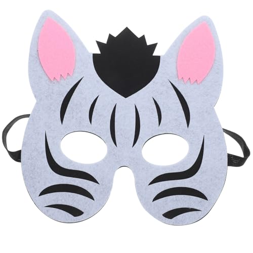 Theaque Niedliche Tiermaske Halloween Party Maske Maskerade Maske Cosplay Zebra Maske für Kinder von Theaque