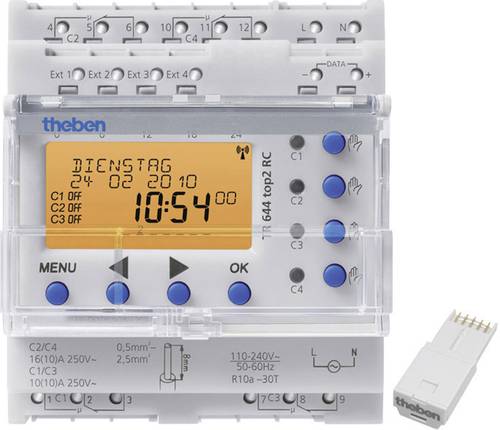 Theben TR 644 top2 RC Hutschienen-Zeitschaltuhr 110V von Theben