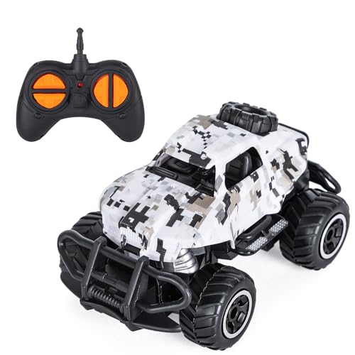Thedttoy Spielzeug 2 Jahre Jungen Ferngesteuertes Auto ab 2 3 Jahre, Kinder Monstertruck Buggy RC Auto Spielzeug mit Fernbedienung, Geburtstags Geschenk für Junge Mädchen 2 3 4 5 Jahre (Tarnung Weiß) Thedttoy Spielzeug 2 Jahre Jungen Ferngesteuertes Auto ab 2 3 Jahre, Kinder Monstertruck Buggy RC Auto Spielzeug mit Fernbedienung, Geburtstags Geschenk für Junge Mädchen 2 3 4 5 Jahre (Tarnung Weiß) von Thedttoy