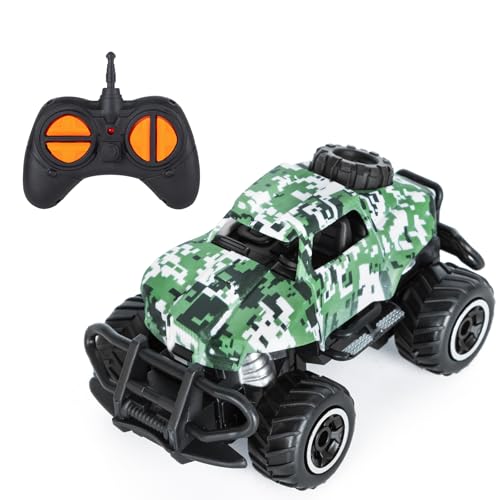 Thedttoy Spielzeug 2 Jahre Jungen Ferngesteuertes Auto ab 2 3 Jahre, Kinder Monstertruck Buggy RC Auto Spielzeug mit Fernbedienung, Geburtstags Geschenk für Junge Mädchen 2 3 4 5 Jahre (Tarnung Grün) Thedttoy Spielzeug 2 Jahre Jungen Ferngesteuertes Auto ab 2 3 Jahre, Kinder Monstertruck Buggy RC Auto Spielzeug mit Fernbedienung, Geburtstags Geschenk für Junge Mädchen 2 3 4 5 Jahre (Tarnung Grün) von Thedttoy