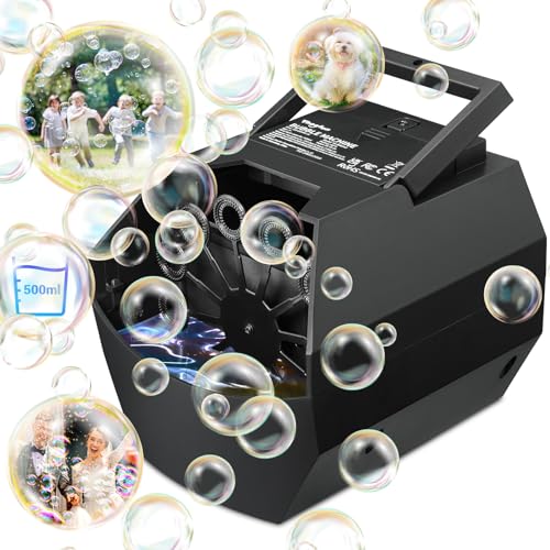 Theefun Tragbare Seifenblasenmaschine, Automatischer Seifenblasenmaschine Kinder 500ml Seifenblasen Maschine 1500+ Bubbles/Min Professional Blasenmaschine für Geburtstag, Party, Hochzeit (Black) Theefun Tragbare Seifenblasenmaschine, Automatischer Seifenblasenmaschine Kinder 500ml Seifenblasen Maschine 1500+ Bubbles/Min Professional Blasenmaschine für Geburtstag, Party, Hochzeit (Black) von Theefun