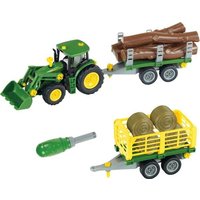 Theo Klein John Deere Traktor mit Holz und Heuwagen Theo Klein John Deere Traktor mit Holz und Heuwagen von Theo Klein GmbH