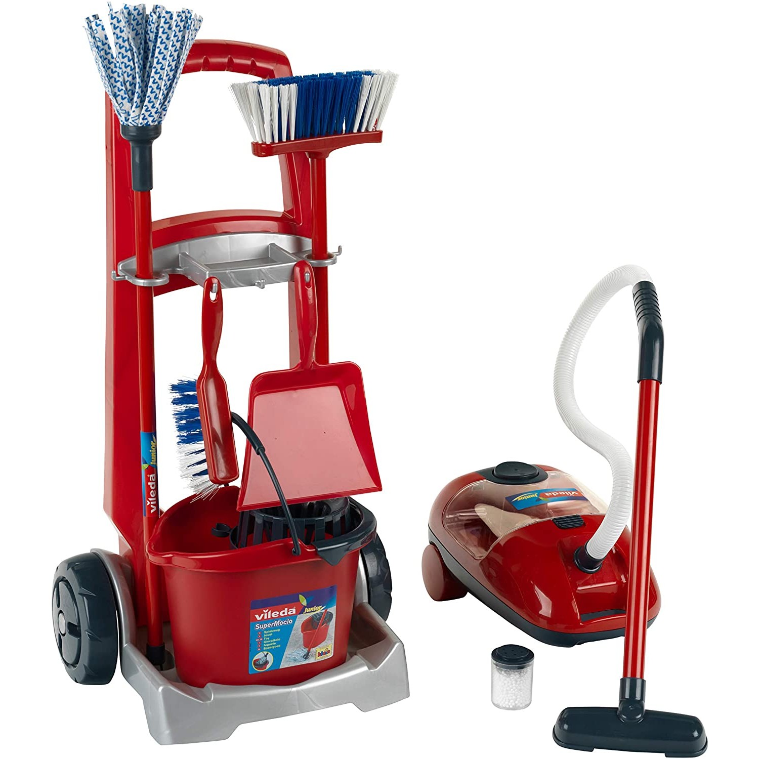 Carrello delle Pulizie con Aspirapolvere Theo Klein Vileda Junior Carrello delle Pulizie con Aspirapolvere Theo Klein Vileda Junior von Theo Klein