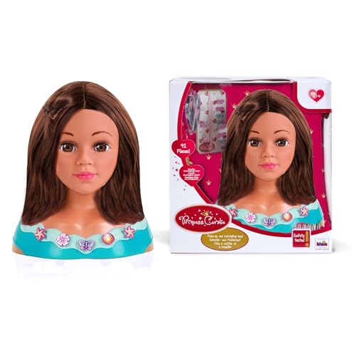 Klein Theo 5201 Schmink- und Frisierkopf Princess Coralie Mia von Theo Klein