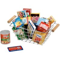 Metall-Einkaufskorb gefuellt mit Produkten aus Deutschland Metall-Einkaufskorb gefuellt mit Produkten aus Deutschland von Theo Klein