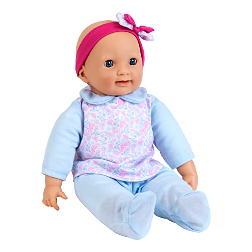 Theo Klein Baby Coralie interaktive Baby-Puppe | Mit 30 lebensechten Funktionen, Fläschchen und Schnuller | Spielzeug für Kinder ab 2 Jahren von Klein