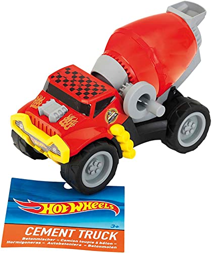 Theo Klein 2441 Hot Wheels Betonmischer | Betonmischer im Maßstab 1:24 | Mit drehbarer Trommel | Spielzeug für Kinder ab 3 Jahren von Theo Klein