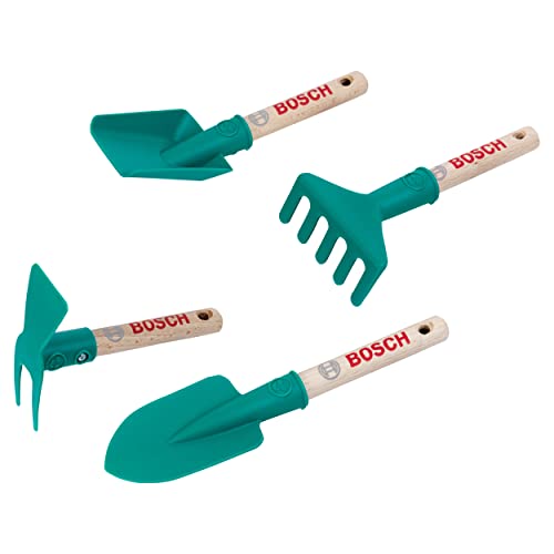 Theo Klein 2735 Bosch Garten Handgeräte-Set I Inkl. Spaten, Rechen, Schaufel und Hacke I Öse zum Aufhängen I Spielzeug für Kinder ab 3 Jahren Theo Klein 2735 Bosch Garten Handgeräte-Set I Inkl. Spaten, Rechen, Schaufel und Hacke I Öse zum Aufhängen I Spielzeug für Kinder ab 3 Jahren von Theo Klein