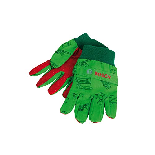 Klein Theo Bosch Gartenhandschuhe | Handschuhe aus 90% atmungsaktiver Baumwolle | Einheitsgröße | Maße: 10 cm x 1 cm x 19 cm | Spielzeug für Kinder ab 3 Jahren von Klein