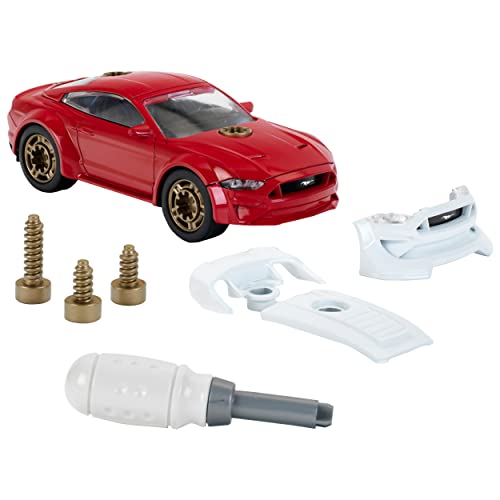 Klein Theo 3314 2019 Ford Mustang Tuning Set I BAU-Set für mindestens 3 Mustang-Modelle im Maßstab 1:24 I Coole Tuning-Elemente I Spielzeug für Kinder ab 3 Jahren, 20.50 x 9.50 x 6cm von Klein
