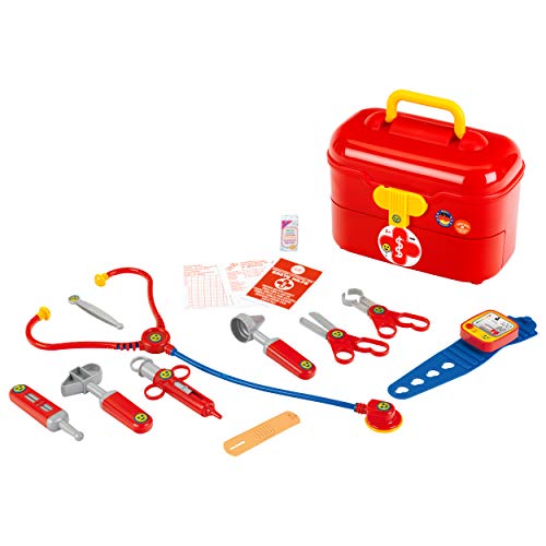 Theo Klein 4360 Arztkoffer I Inkl. elektronischem Blutdruckmessgerät I Zubehör für Doktor-Rollenspiele I Maße: 25 cm x 15 cm x 20 cm I Spielzeug für Kinder ab 3 Jahren Theo Klein 4360 Arztkoffer I Inkl. elektronischem Blutdruckmessgerät I Zubehör für Doktor-Rollenspiele I Maße: 25 cm x 15 cm x 20 cm I Spielzeug für Kinder ab 3 Jahren von Theo Klein