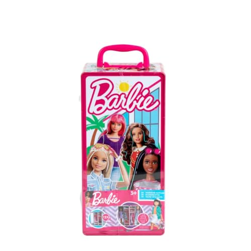 Theo Klein 5801 Barbie Schrankkoffer Kleiderstangen und Fächern, Spielzeug für Kinder ab 3 Jahren, inkl. Zubehör, Multicolor Theo Klein 5801 Barbie Schrankkoffer Kleiderstangen und Fächern, Spielzeug für Kinder ab 3 Jahren, inkl. Zubehör, Multicolor von Theo Klein