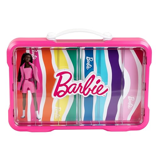 Theo Klein 5808 Barbie Sammelkoffervitrine I Platz für 6 Barbies I Leuchtendes Barbie-Logo I Mit praktischem Tragegriff I Spielzeug für Kinder ab 3 Jahren Theo Klein 5808 Barbie Sammelkoffervitrine I Platz für 6 Barbies I Leuchtendes Barbie-Logo I Mit praktischem Tragegriff I Spielzeug für Kinder ab 3 Jahren von Theo Klein