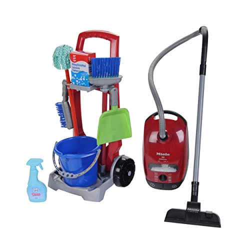 Theo Klein 6074 Putzwagen und Staubsauger I Kinder-Sauger im Miele-Design I Besenwagen inkl. Eimer, Wischmop, Sprühflasche u.v.m. I Maße: 22 cm x 39 cm x 70 cm I Spielzeug für Kinder ab 3 Jahren Theo Klein 6074 Putzwagen und Staubsauger I Kinder-Sauger im Miele-Design I Besenwagen inkl. Eimer, Wischmop, Sprühflasche u.v.m. I Maße: 22 cm x 39 cm x 70 cm I Spielzeug für Kinder ab 3 Jahren von Theo Klein