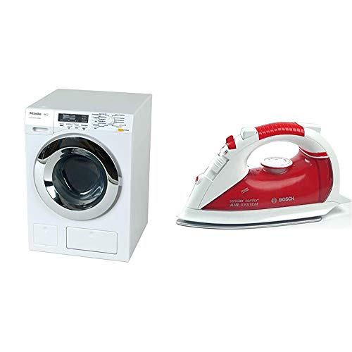 Theo Klein 6941 Miele Waschmaschine I Vier Waschprogramme und Originalgeräusche I 18,5 cm x 26 cm x 18 cm I Spielzeug für Kinder ab 3 Jahren, Weiss & 6254 - Bosch Bügeleisen, Spielzeug Theo Klein 6941 Miele Waschmaschine I Vier Waschprogramme und Originalgeräusche I 18,5 cm x 26 cm x 18 cm I Spielzeug für Kinder ab 3 Jahren, Weiss & 6254 - Bosch Bügeleisen, Spielzeug von Theo Klein