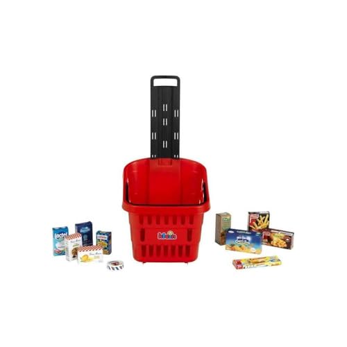 Theo Klein 7256 Einkaufstrolley mit Miniaturschachteln I Aus hochwertigem Kunststoff I Mit praktischem Tragegriff I Spielzeug für Kinder ab 2 Jahren Theo Klein 7256 Einkaufstrolley mit Miniaturschachteln I Aus hochwertigem Kunststoff I Mit praktischem Tragegriff I Spielzeug für Kinder ab 2 Jahren von Theo Klein