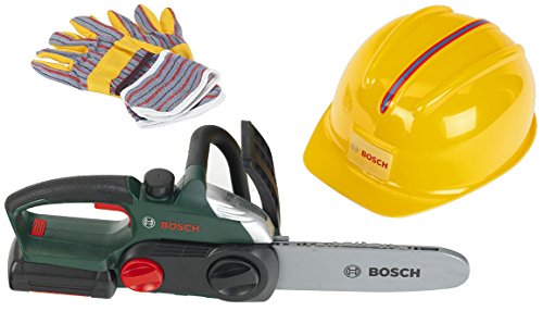 Theo Klein 8456 Bosch Werker-Set I Robuste Kettensäge mit Licht und Sound I Hochwertiger Helm und Arbeitshandschuhe für Rollenspiele I Spielzeug für Kinder ab 3 Jahren Theo Klein 8456 Bosch Werker-Set I Robuste Kettensäge mit Licht und Sound I Hochwertiger Helm und Arbeitshandschuhe für Rollenspiele I Spielzeug für Kinder ab 3 Jahren von Theo Klein